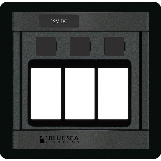 Blue Sea 1520 Remote Control Switch  360 Panel  3 Blank 1520