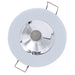 Lumitec Illusion Flush Mount LED Down Light  Spectrum RGBW  Cool White  White Housing  Chrome Reflector 117137