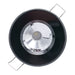 Lumitec Illusion Flush Mount LED Down Light  Spectrum RGBW  Warm White  Black Housing  Chrome Reflector 117165