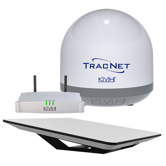 KVH HP Starlink Flat Panel Terminal Kit wTracNet Coastal Pro 5GWiFi Compact Terminal wTracNet Hub 721048010465