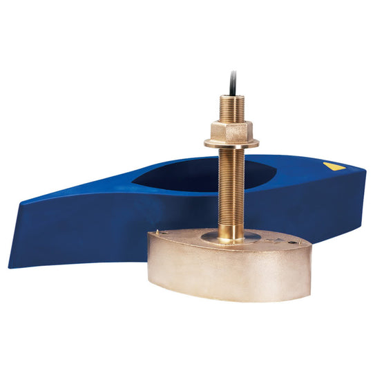 Furuno 526THDD Bronze Broadband ThruHull Transducer wTemp BuiltIn Diplexer  HiSpeed Fairing Block 1kW 10Pin 526TIDHDD