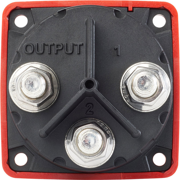 Blue Sea 6007 mSeries Mini Battery Switch Selector Four Position Red 6007