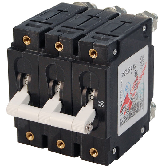 Blue Sea 7287 CSeries Triple Pole Circuit Breaker  50A 7287