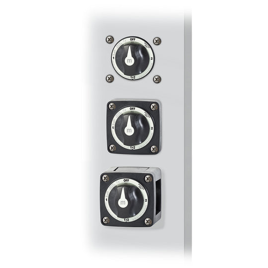 Blue Sea 6007200 Battery Switch Mini  4 Position  Black 6007200