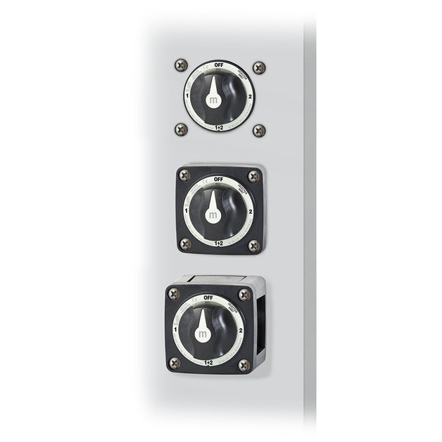 Blue Sea 6007200 Battery Switch Mini  4 Position  Black 6007200