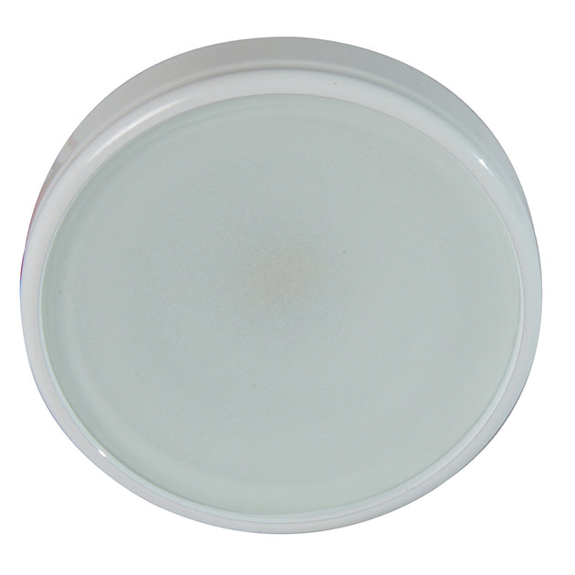 Lumitec Halo  Flush Mount Down Light  White Finish  4Color  WhiteBlueRedPurple NonDimming 112820