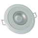 Lumitec Mirage  Flush Mount Down Light  Glass FinishWhite Bezel  2Color WhiteBlue Dimming 113121