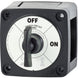 Blue Sea 6005200 Battery Switch Single Circuit ONOFF  Black 6005200