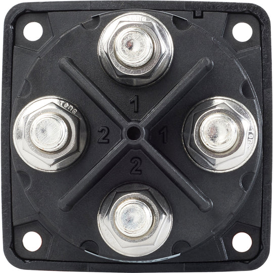 Blue Sea 6011200 mSeries Battery Switch Dual Circuit Plus  Black 6011200