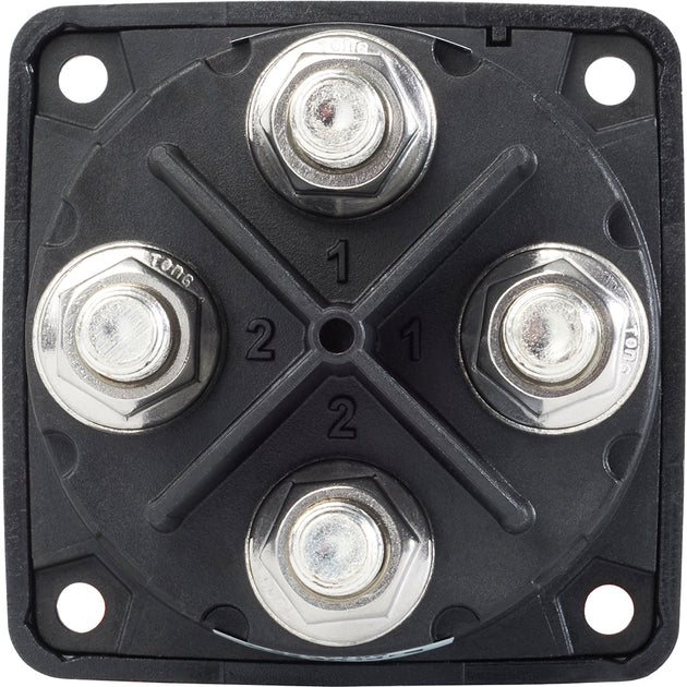 Blue Sea 6011200 mSeries Battery Switch Dual Circuit Plus  Black 6011200