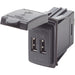 Blue Sea Dual USB Charger  24V Contura Mount 1039