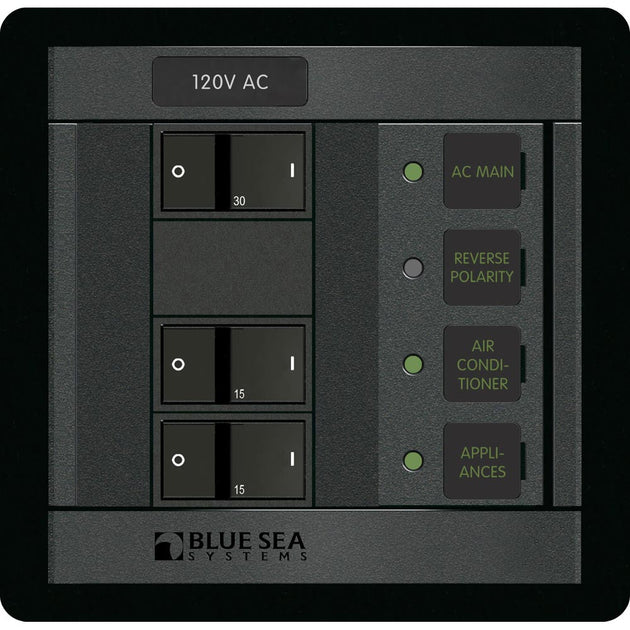 Blue Sea 1214 120V AC Main  2 Positions 1214