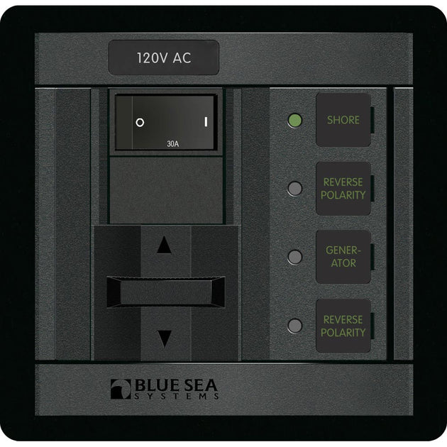 Blue Sea 1208 120V AC 2 Sources  30A 1208