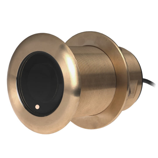 Raymarine B75M 600W Medium Frequency CHIRP Transducer 20 Tilt Single Operation Cable f1 Transducer Install A80036