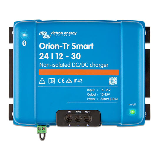 Victron OrionTR Smart 241230 30A 360W NonIsolated DCDC Charger or Power Supply ORI241236140