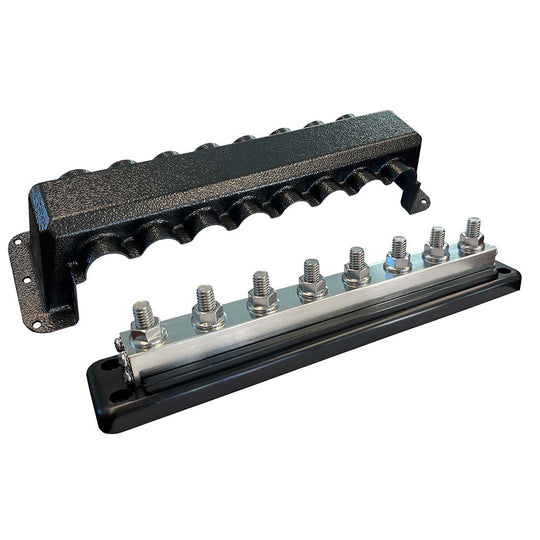 Victron Busbar 600A 8P  Cover 8X 38 Plus 8X M8 Terminals VBB160080010