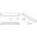 Lumitec Razor Light Bar  Flood  Black Housing  Flush Mount 101588