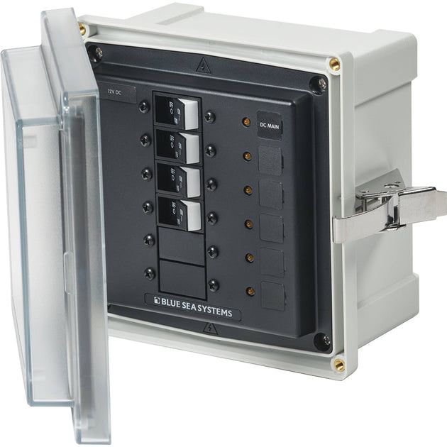 Blue Sea 3135  SMS Panel Enclosure wUL Main  3 Branch 1224V  1224V DC 3135